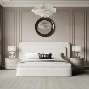 Stylish Double Headboard Bed - beds | bedroom interior