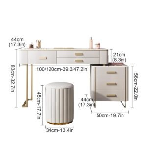 Luxury Dresser With Ottoman- Dressing Table | sizes