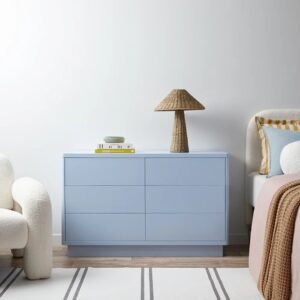Luxe Pastel 6 Drawer Organizer - Chest of drawers | front view in room