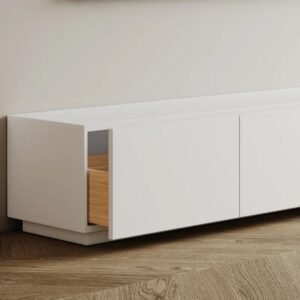 Sleek Low-Profile TV Stand – Contemporary Entertainment Unit Dubai - Tv unit | close view
