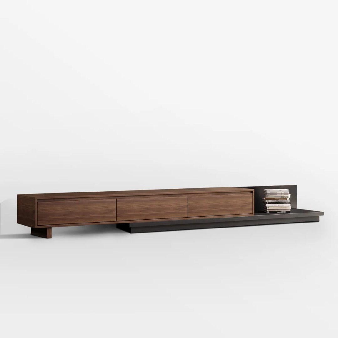 1 Minimalist Wall-Mounted TV Console - Tv unit | drawers design
