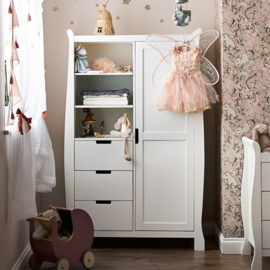 1 Modern Nursery Storage Cabinet | kids room storage, room view