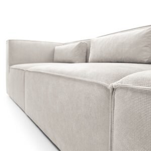 Premium Doris Minimalist l Shaped Sofa - seat design