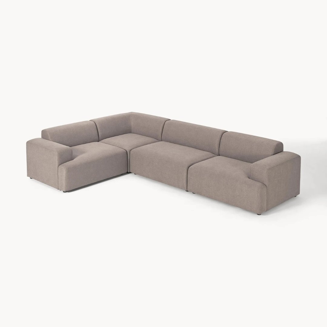 2 Grote L Shaped Modular Sofa - L Shape Sofa | beige color