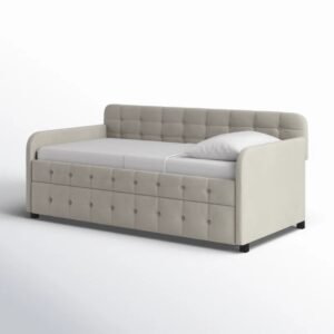 Seraphine Tufted upholstered daybed - Daybed