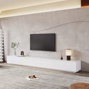 Sleek Low-Profile TV Stand – Contemporary Entertainment Unit Dubai - Tv unit | side view