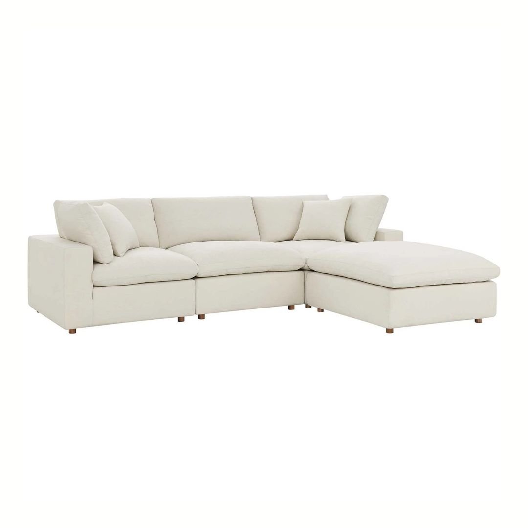 2 Carmen Spacious 4-Seater Sofa - L shape Sofa | seat side view