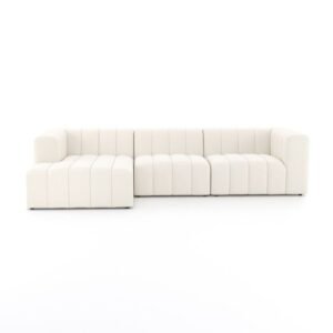 Comfort Kion Sofa -L Shape Sofa | Front white color