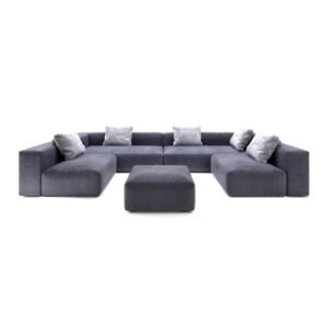 Majlis Style Modular Sectional Sofa - Sectional sofa | front style