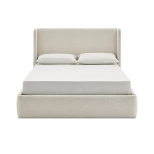 Luxury Upholstered Wing bed - beds | front design