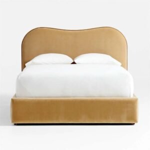 Luxury Upholstered Bed Frame - beds | front view