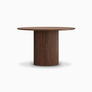 Dining Table & Wooden Pedestal Base - Dining table | one piece