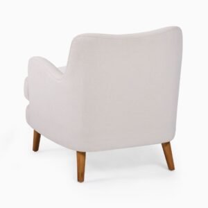 Modern Minimalist Accent Chair – Scandinavian Style Lounge Chair - Arm chair | chair back