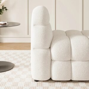Cloud Plush Lounge Chair – Modern Armless Accent Chair - Arm chair | chair backrest thickness