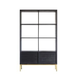 Contemporary Open Shelf Bookcase |front view
