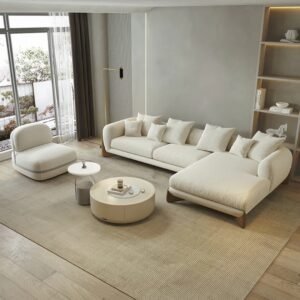 Elara Designer Luxury Sofa , L shape Sofa | Living room set