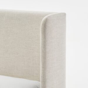 Luxury Upholstered Wing bed - beds | headboard design