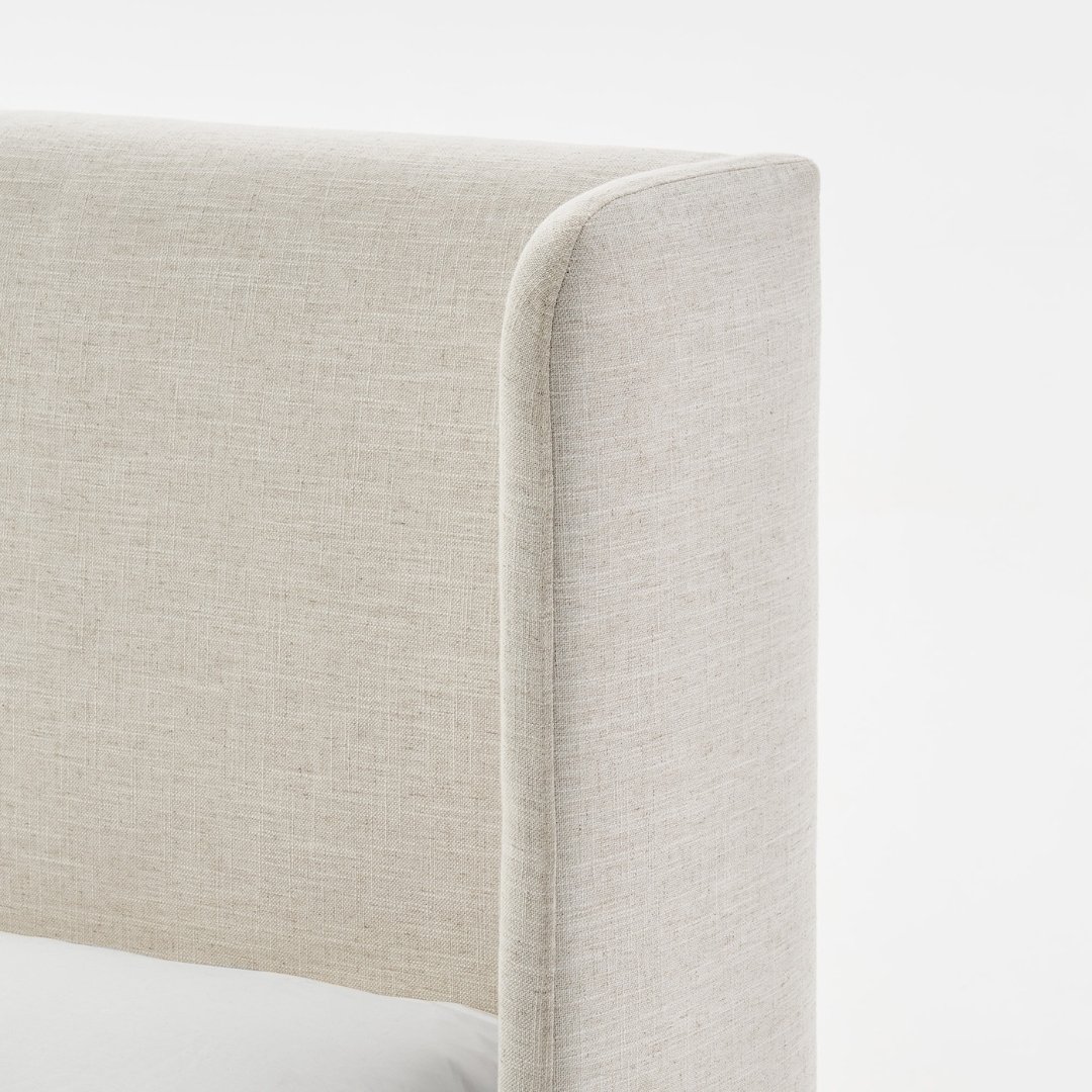 4 Luxury Upholstered Wing bed - beds | headboard design