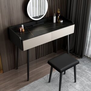 Vanity with stool - Dressing Table | top view