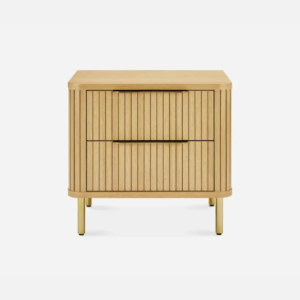 Harper 2 Drawer Side table - Side Table | front side main