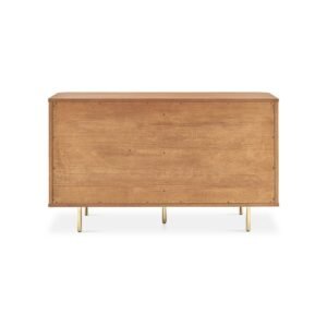 Harper Fluted Wood Drawer Chest - Chest of drawers | back side