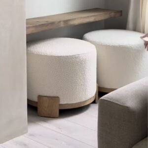 Luxury Upholstered Cocoman ottoman - Ottoman | 2 pieces