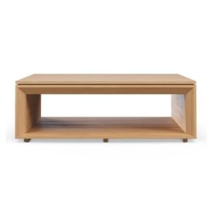 Square Center Table with Storage Space- Coffee Table | front view