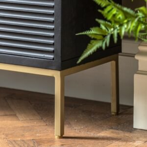 Contemporary Open Shelf Bookcase | leg paint design