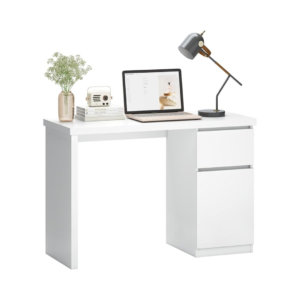 Functional Study Table with Drawers - Study Table | white color