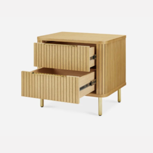Harper 2 Drawer Side table - Side Table | drawer open