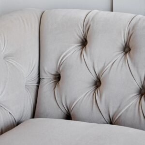 Hugo loveseat-Plush Velvet Tufted Loveseat - Love seat | tufted design