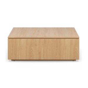 Square Center Table with Storage Space- Coffee Table | side view