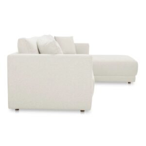Contemporary Sectional Sofa with Right Chaise - L Shape sofa | sear side view