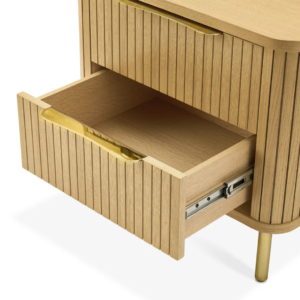 Harper 2 Drawer Side table - Side Table | drawer inside view