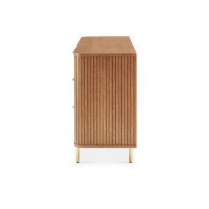 Harper Fluted Wood Drawer Chest - Chest of drawers | side view