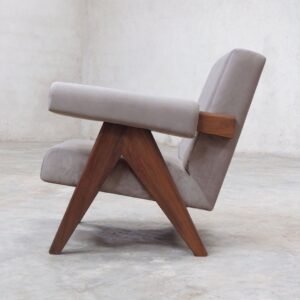 Zenora Iconic Lounge Chair – Mid-Century Modern Accent Chair - Arm chair | side view