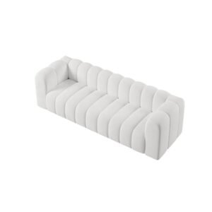 Urban Plush Curvy Sofa - Sofa | top view white