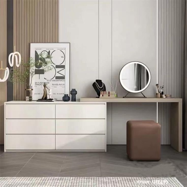 Contemporary Elegant Vanity Dresser