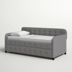 Seraphine Tufted upholstered daybed - Daybed | side design view