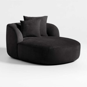 Sogno chaise lounge - chaise lounge | black color