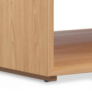 Square Center Table with Storage Space- Coffee Table | leg close view
