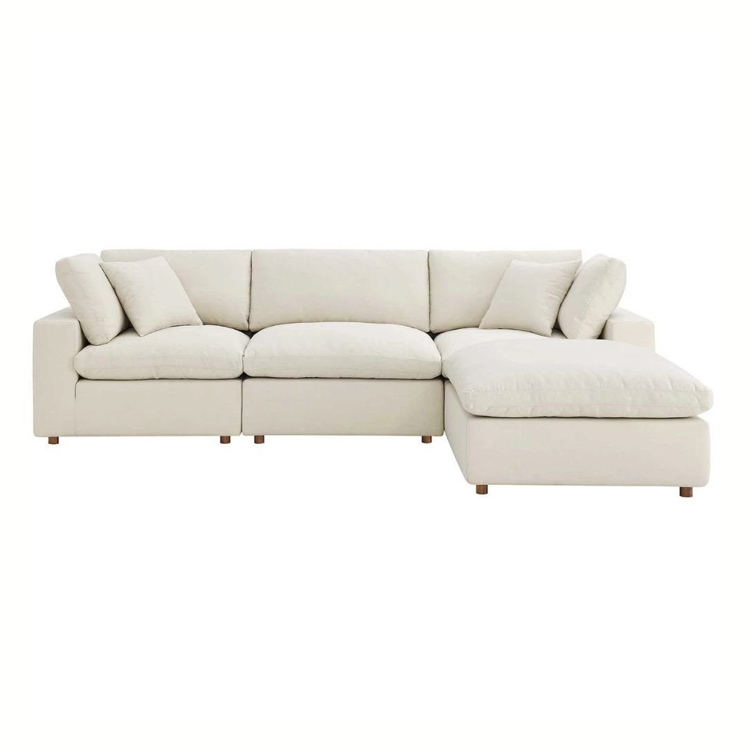 7 Carmen Spacious 4-Seater Sofa - L shape Sofa | front view