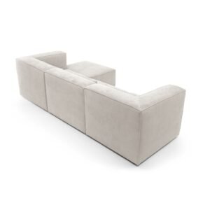 Premium Doris Minimalist l Shaped Sofa - seats back design
