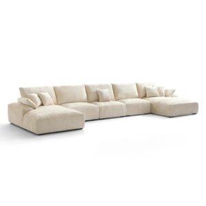Premium Modular U-Shaped Sectional Sofa - L Shape Sofa | 3 seat