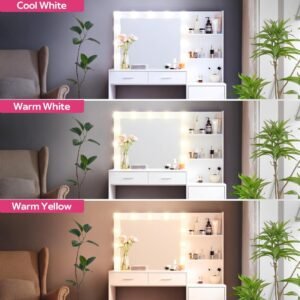 Hollywood Style Vanity - Dressing Table | light colors