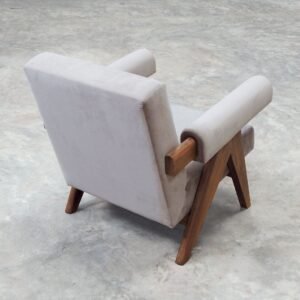 Zenora Iconic Lounge Chair – Mid-Century Modern Accent Chair - Arm chair | back view