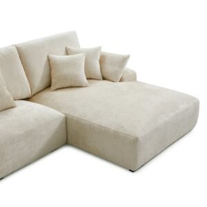 Premium Modular U-Shaped Sectional Sofa - L Shape Sofa | chaise close view