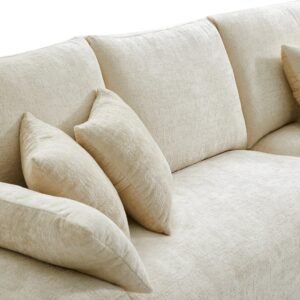 Premium Modular U-Shaped Sectional Sofa - L Shape Sofa | cushion close view