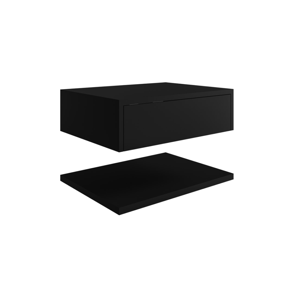 Modern Floating Vanity Drawer- bathroom furniture | side full view