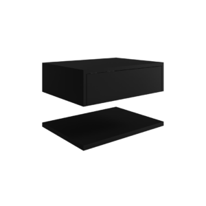 Modern Floating Vanity Drawer- bathroom furniture | side full view